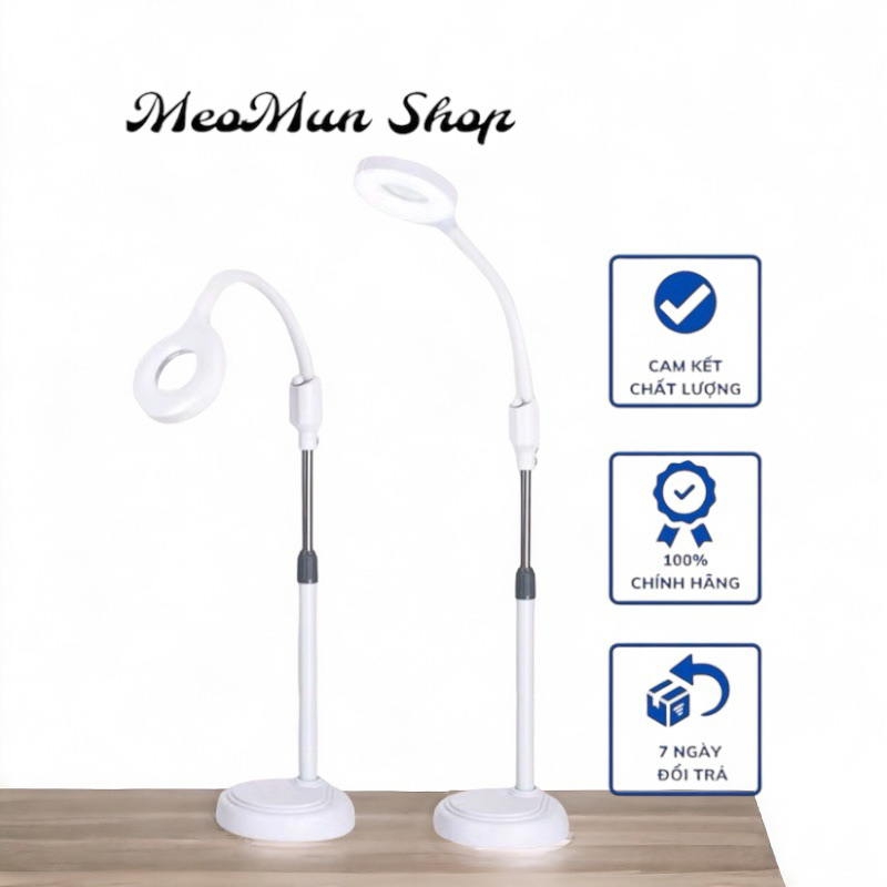 Đèn Led Lúp Soi Phun Xăm Nặn mụn [MS 327] Đế Nặng