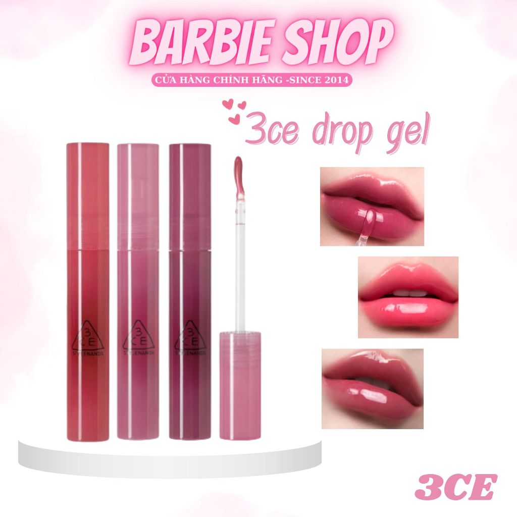 Son Kem Bóng 3CE Drop Glow Gel