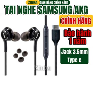 Tai nghe có dây Samsung AKG Type C/jack 3.5 Note 10 Note 20 S21 chính hãng, tai phone nhét tai gaming ZINKASHOP