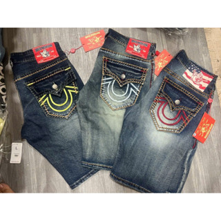 Quần JEANS nam lửng chỉ nổi ông địa túi nắp hộp màu cho nam
