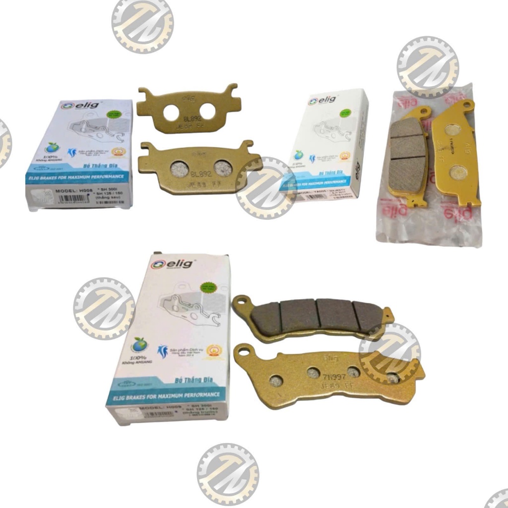 Bố thắng đĩa Elig dành cho xe SH125 - 350 mã H008, H009, YA005