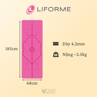 Thảm tập yoga Liforme Expression 4.2mm