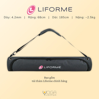 Thảm tập yoga Liforme Rainbow 4.2mm