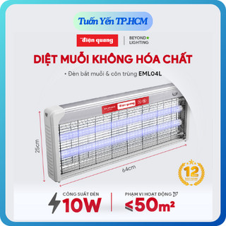 Đèn bắt muỗi Điện Quang ĐQ EML04L 640x65x250mm - Hàng Chính Hãng - Có Bảo Hành
