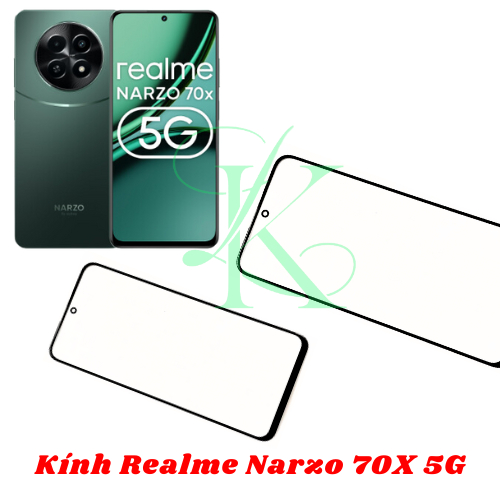 Kính ép trên màn hình dành cho Realme Narzo 70X , kính ép dành cho realme narzo 70x