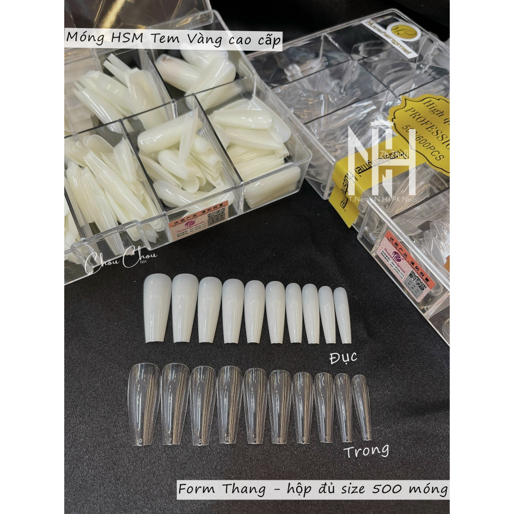 Móng úp HSM form thang chuẩn chính hãng