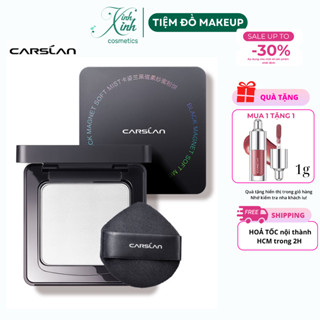 Phấn phủ dạng nén Carslan Soft Mist 24h kiềm dầu Mềm Mại Lâu Trôi 8g | XINH XINH COSMETICS