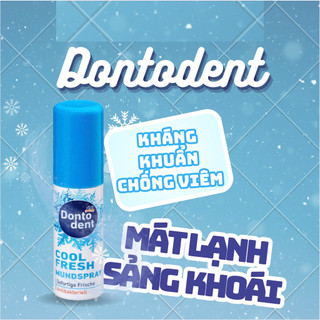 XỊT THƠM MIỆNG, KHÁNG KHUẨN DONTODENT, PROKUDEN ĐỨC 15ML