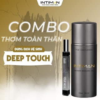  Combo Deep Touch INTIMAN Sạch thơm nam Tính Hương Nước Hoa Tự Tin Cho Người Đàn Ông Sôi Nổi 