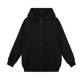 Áo Hoodie ZIP Novita Form Rộng Nỉ Lót Bông Unisex Local Brand/Trơn