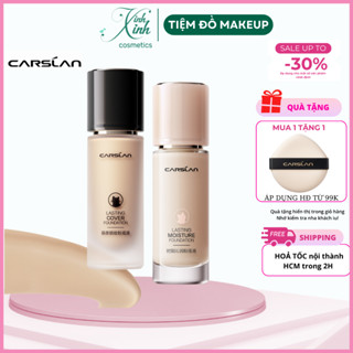 Kem Nền Carslan mịn lỳ tự nhiên Kiểm Soát Dầu Lâu Trôi Chống Thấm Nước Suốt 24h 30g | XINH XINH