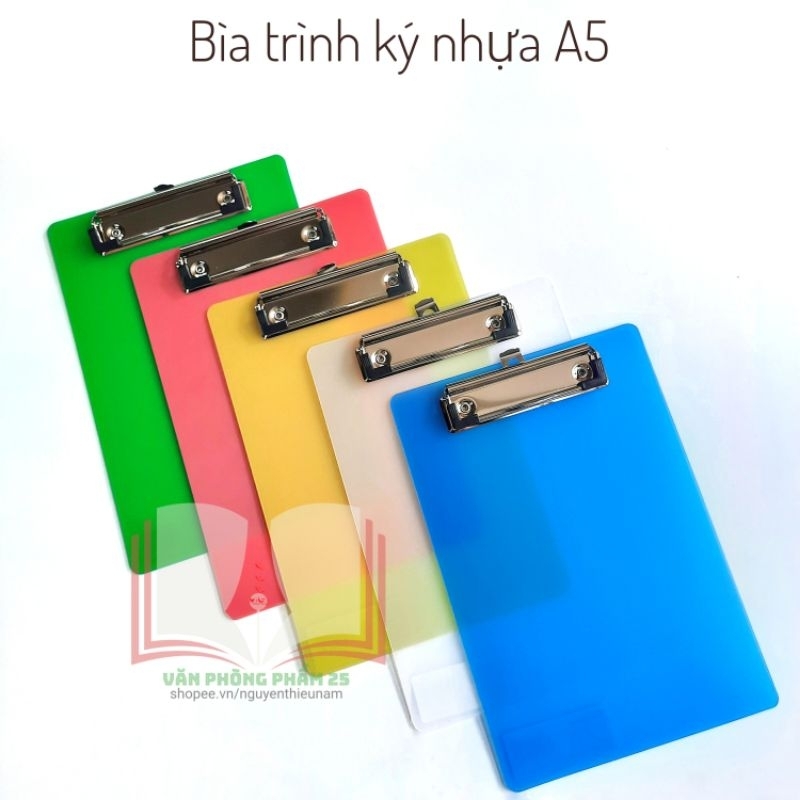 Trình ký nhựa A5.