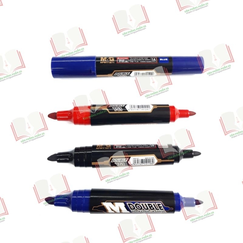 Bút lông dầu 2 đầu M&G 707 (1 cái).