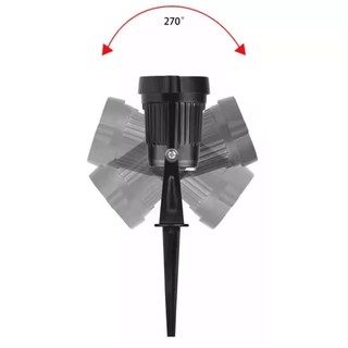 [GIAO HỎA TỐC] ĐÈN LED RỌI CẮM CỎ SÂN VƯỜN ĐẾ NGỒI ÁNH SÁNG VÀNG 5W