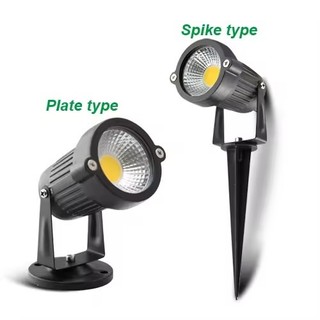 [GIAO HỎA TỐC] ĐÈN LED RỌI CẮM CỎ SÂN VƯỜN ĐẾ NGỒI ÁNH SÁNG VÀNG 5W