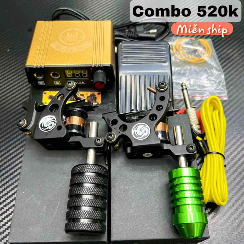 các combo máy coil tập xăm ( tặng kèm tuýp ủ)