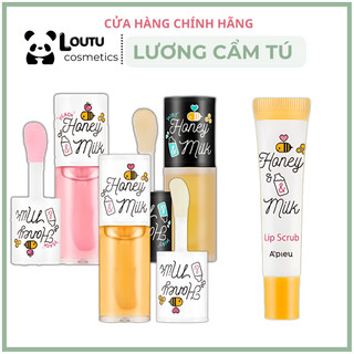 [AUTHENTIC-Loutu] Son Dưỡng Môi Mật Ong HONEY MILK APIEU 5G