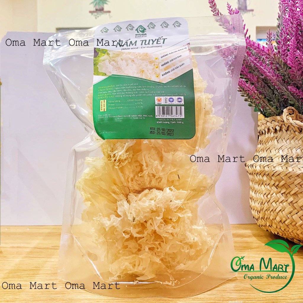 Nấm Tuyết Phú Gia (nấm sạch)
