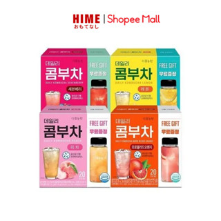 Trà Kombucha Danongwon nhập khẩu Hàn Quốc Hộp 20 Gói - Tặng Kèm Bình Hỗ Trợ Giảm Cân hiệu quả