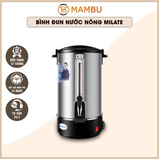 Bình Đun Nước Nóng MILATE Siêu Tốc Tự Động Công Suất Cao 1500W - Thiết Bị Pha Chế