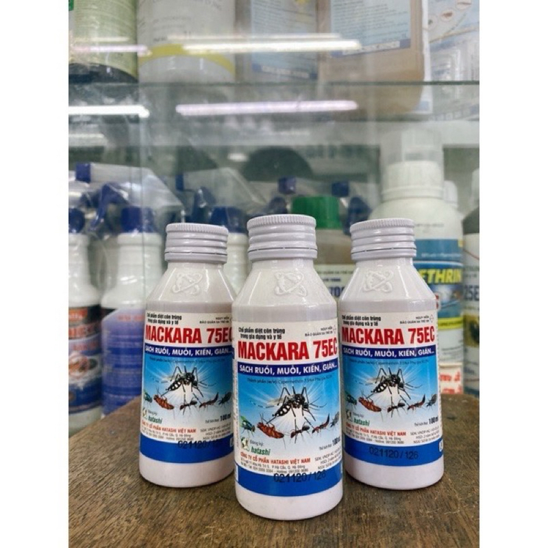 [XẢ KHO] Thuốc diệt muỗi Mackara 75EC chai 100ml