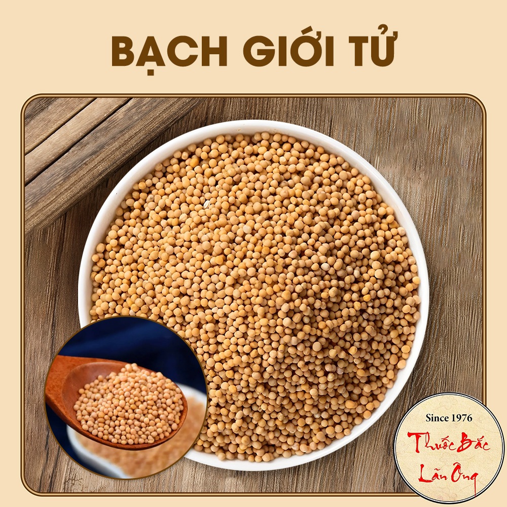 Bạch giới tử 100g (Hạt cải trắng, bổ phế, long đờm)