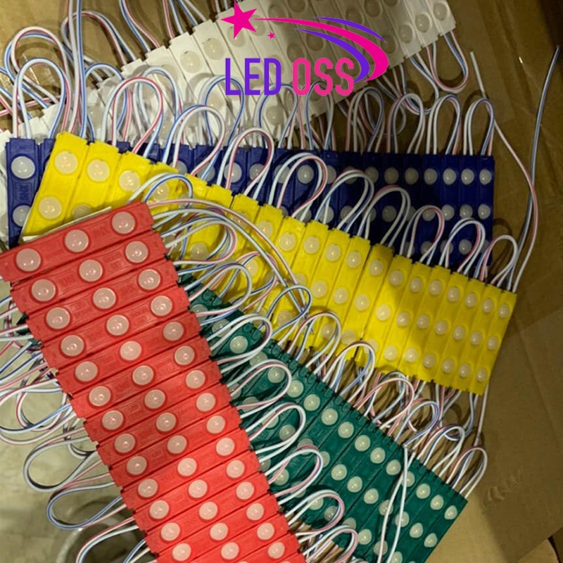 LED HẮT 3 BÓNG LỒI 6113 SIÊU SÁNG ( Vỉ 20 LED ) 12V - LED MODULE 3 BÓNG CẦU LỒI 6113 SIÊU SÁNG 12V