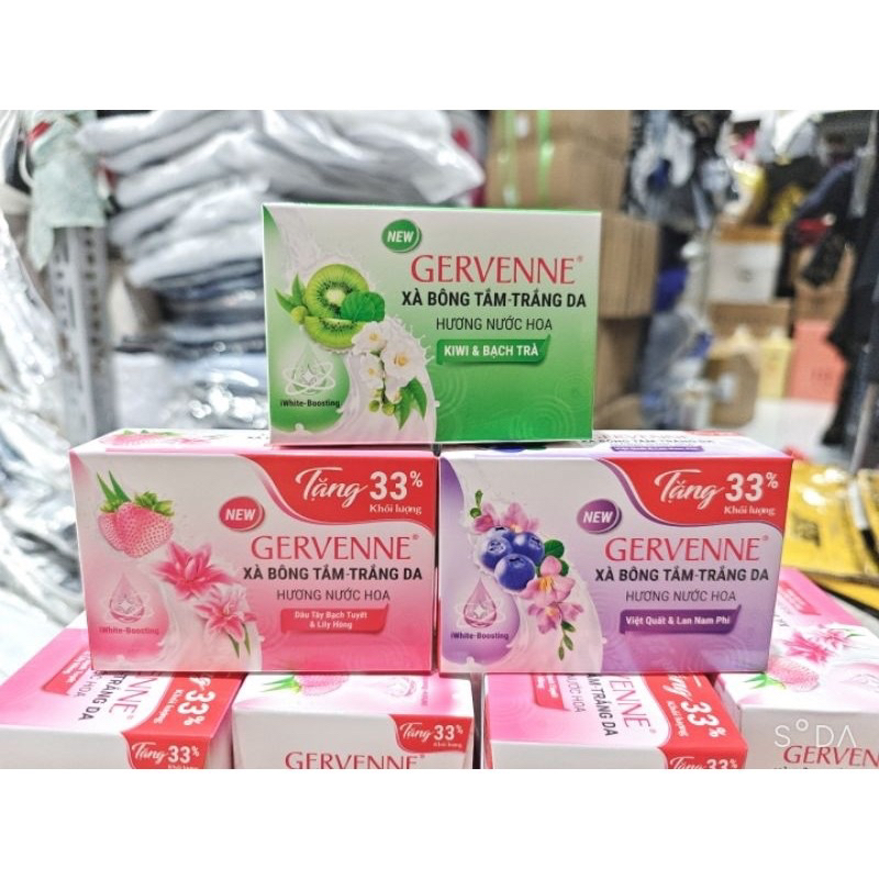 Xà bông tắm trắng da gervenne 90g