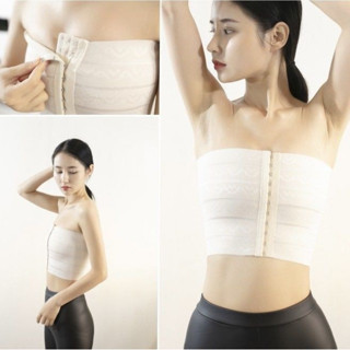 Áo Nịt Ngực Tomboy Chống Tuột Gen Mềm Thoải Mái Co Dãn Cài Trước Tiện Lợi