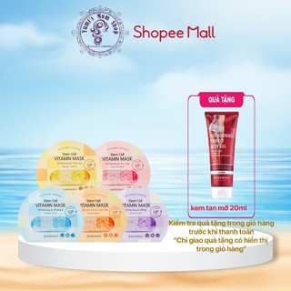 Mặt Nạ Giấy Dưỡng Ẩm Trắng Da Banobagi Stem Cell Vitamin Mask 30ml