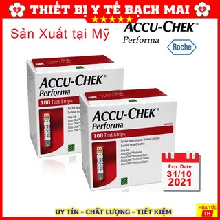 Que Thử Đường Accu-Chek Performa (Hộp 100 Que)