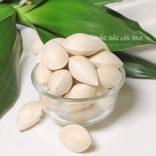 Bạch quả khô 500h, hạt bạch quả, nguyên liệu nấu chè, chưng yến, hầm gà, tốt cho sức khỏe - Lãn Ông