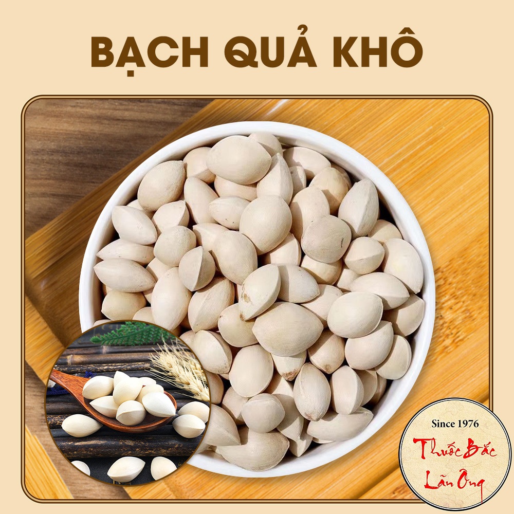 Bạch quả khô 1kg, hạt bạch quả, nguyên liệu nấu chè, chưng yến, hầm gà, tốt cho sức khỏe - Lãn Ông