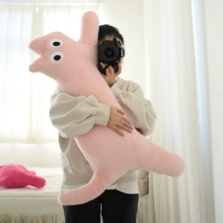 Hàng sẵn Gối ôm hình Con mèo Gối lưng Gấu bông nhồi bông dễ thương làm quà tặng cho bạn gái 99cm