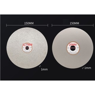 Đĩa mài đá, ngọc, kim loại (đĩa mài phủ kim cương D150mm lỗ 12.7 và lỗ 20mm)
