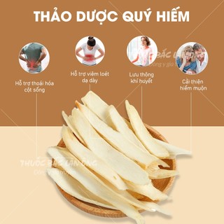 Bạch thược thái phiến 100g, lát khô, trắng, thơm - Lãn Ông