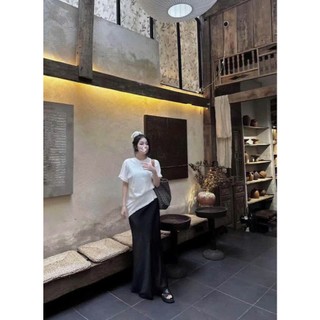 (Hàng Sẵn Xs S M ) Chân Váy Lụa Xuất