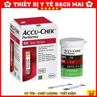 [ACCU-CHEK] Que Thử Đường Huyết Performa Hộp 50 Que