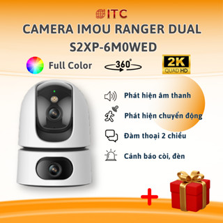 Camera wifi 2 mắt kép TRONG NHÀ imou ranger dual 10MP IPC-S2XP-10M0WED-6M0WED xoay 360 độ còi báo động 
