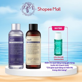 Nước Hoa Hồng Không Mùi Dưỡng Ẩm Và Làm Mềm Da Dear Klairs Supple Preparation Unscented Toner 180ml