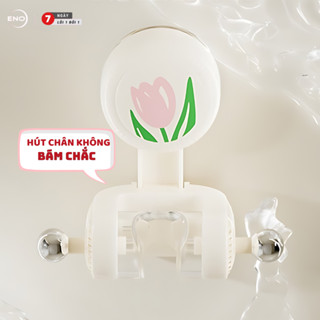 Giá đỡ vòi hoa sen hút chân không bám chắc không khoan đục  giá treo vòi hoa sen tắm xoay ENO-GD02