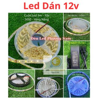 Dây Đèn Led Trang Trí Vàng Nắng [5m - 12v]