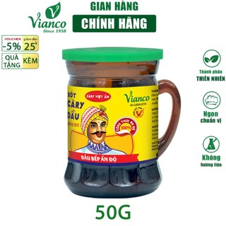 Combo 5 hủ Sốt nấu Cà Ri Vianco hủ 50g hiệu Ông Già Ấn Độ gia vị nêm sẵn chuẩn vị - Gia vị  Việt Ấn