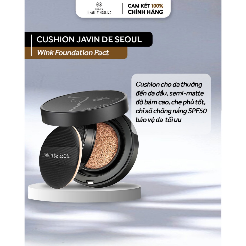 Phấn nước cushion JAVIN DE SEOUL WINK FOUNDATION PACT