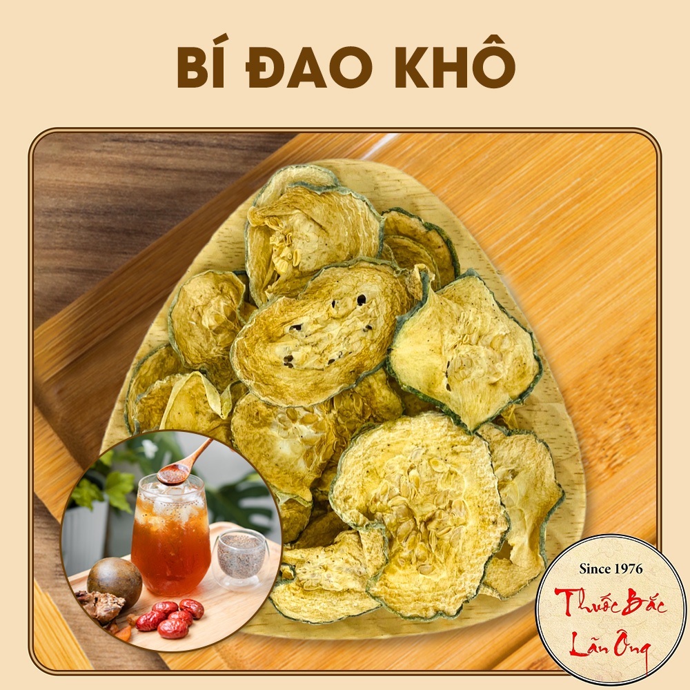 Bí đao sấy khô 1kg, trà bí đao, nguyên liệu nấu nước sâm, nước mát, thanh nhiệt, giải khát - Lãn Ông