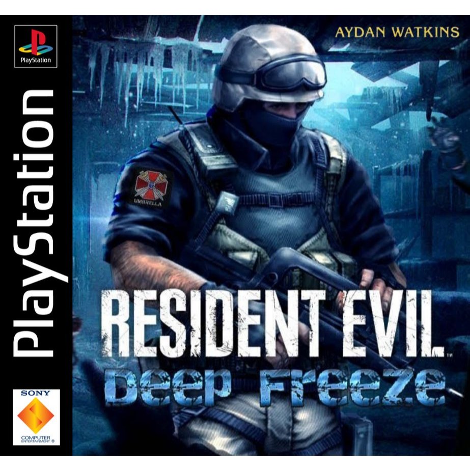 Đĩa game Ps1 hack Resident Evil: Deep Freeze - ps1 mod copy disc