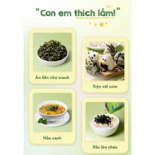Combo rắc cơm rong biển Hàn Quốc cho bé