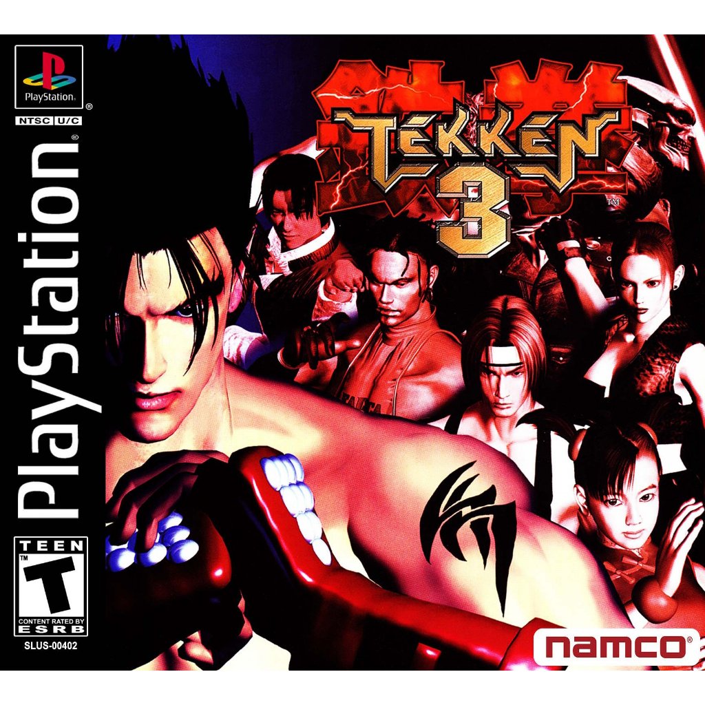 Đĩa game Ps1 Tekken 3 (mở khóa nhân vật) - Ps1 copy disc
