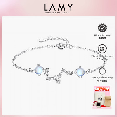 Lắc tay bạc LAMY Star Moonstone Bracelet Silver 2221