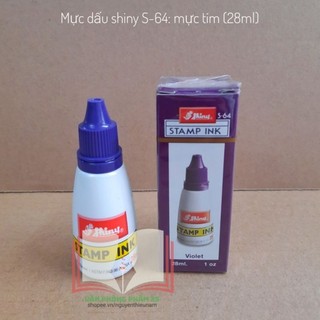Mực dấu shiny-28ml các màu loại 1 (in giấy)